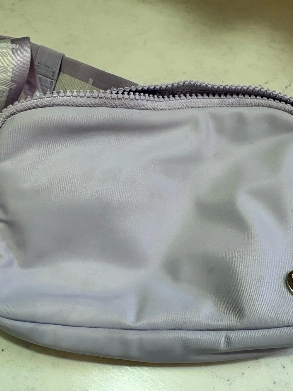 Lululemon Everywhere Belt Bag 1L Wordmark Strap Lavender Lilac Purple O/S
